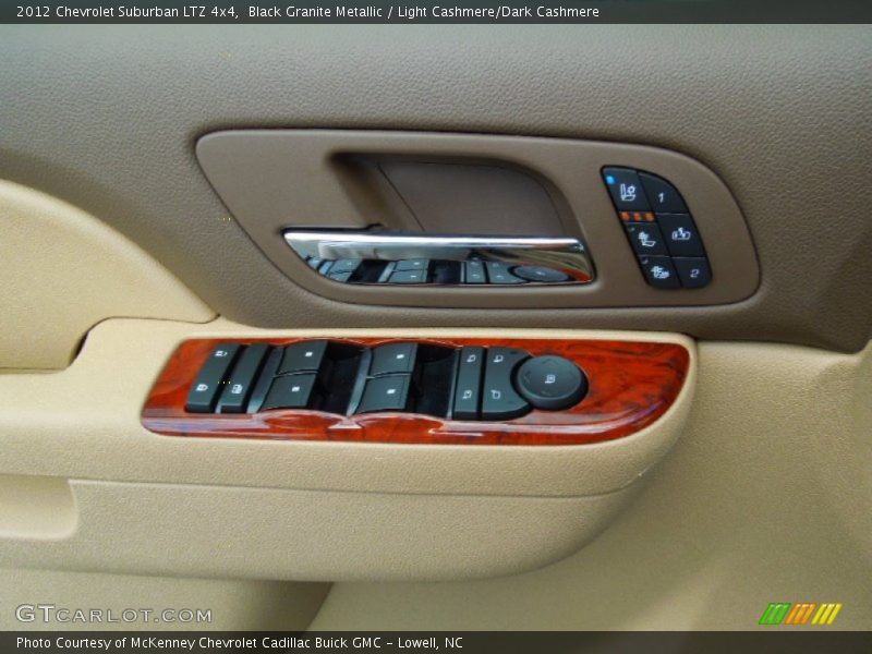 Black Granite Metallic / Light Cashmere/Dark Cashmere 2012 Chevrolet Suburban LTZ 4x4