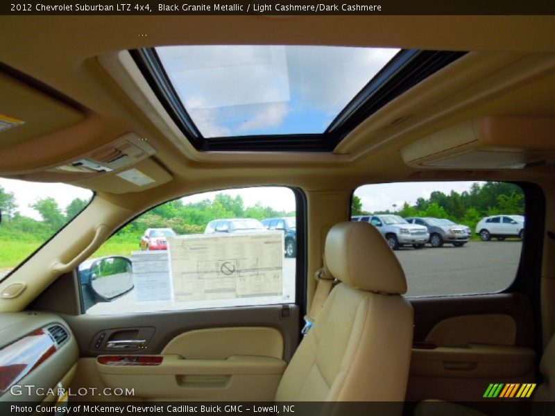 Black Granite Metallic / Light Cashmere/Dark Cashmere 2012 Chevrolet Suburban LTZ 4x4