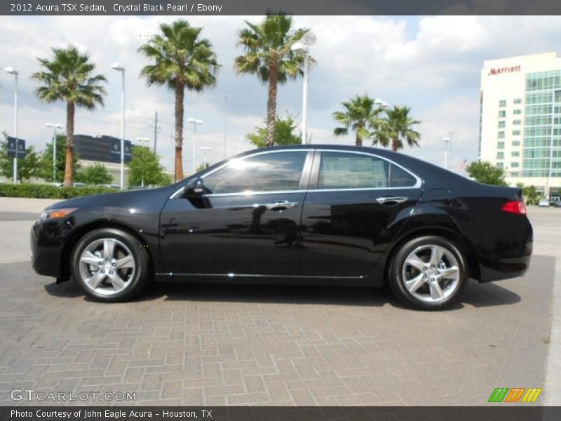 Crystal Black Pearl / Ebony 2012 Acura TSX Sedan