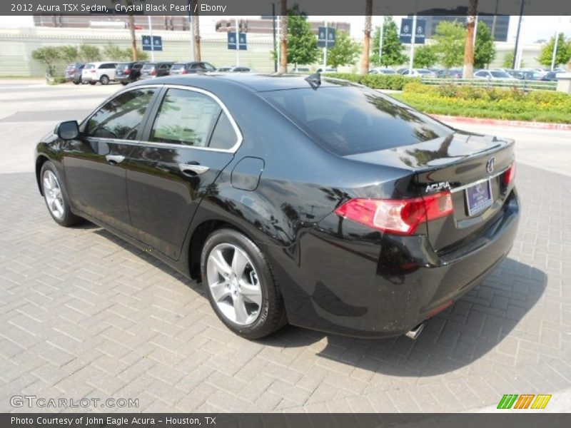 Crystal Black Pearl / Ebony 2012 Acura TSX Sedan