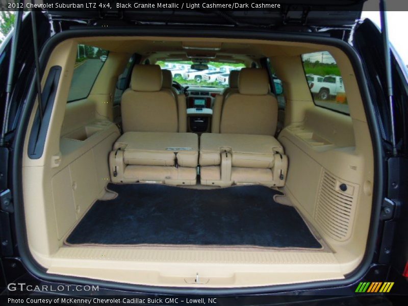 Black Granite Metallic / Light Cashmere/Dark Cashmere 2012 Chevrolet Suburban LTZ 4x4