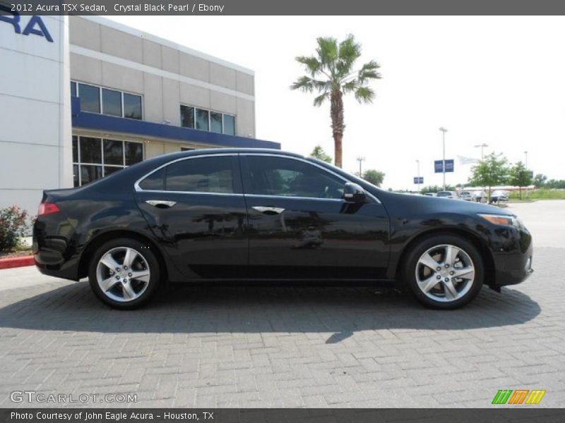 Crystal Black Pearl / Ebony 2012 Acura TSX Sedan