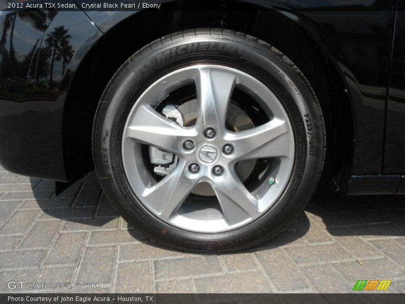 Crystal Black Pearl / Ebony 2012 Acura TSX Sedan