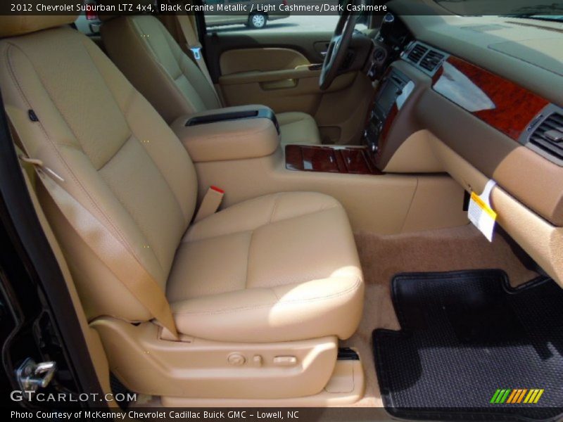 Black Granite Metallic / Light Cashmere/Dark Cashmere 2012 Chevrolet Suburban LTZ 4x4