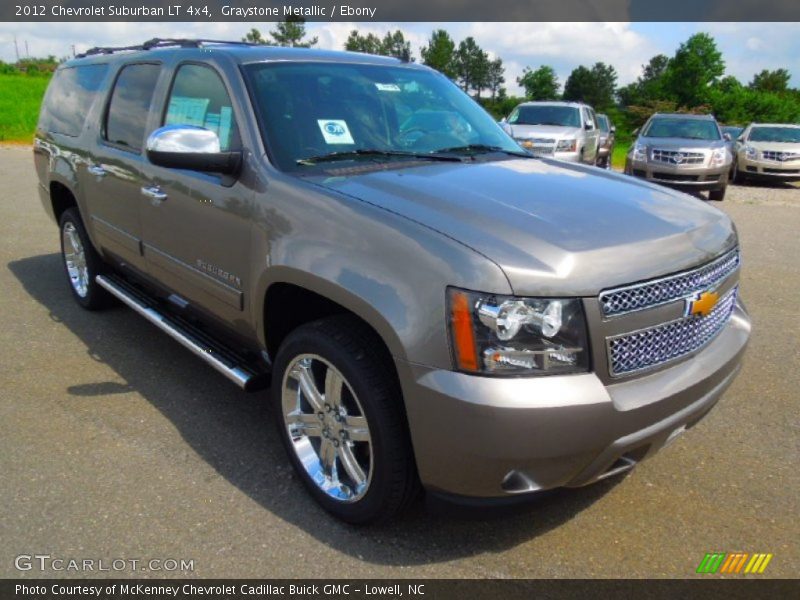 Graystone Metallic / Ebony 2012 Chevrolet Suburban LT 4x4