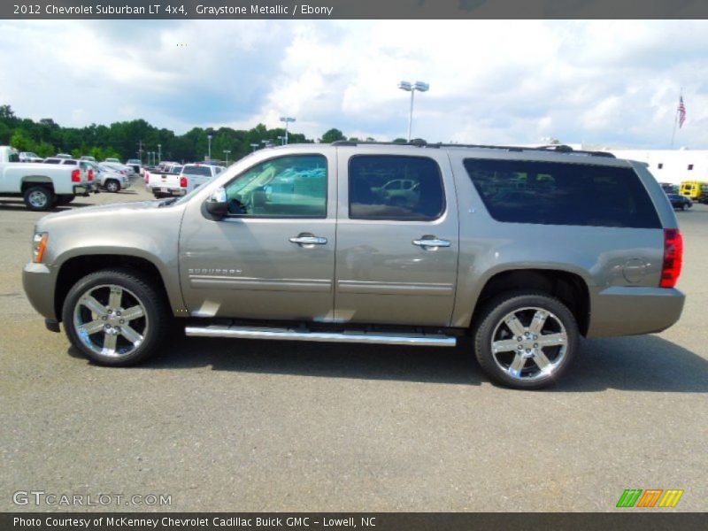 Graystone Metallic / Ebony 2012 Chevrolet Suburban LT 4x4