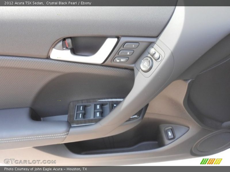 Crystal Black Pearl / Ebony 2012 Acura TSX Sedan