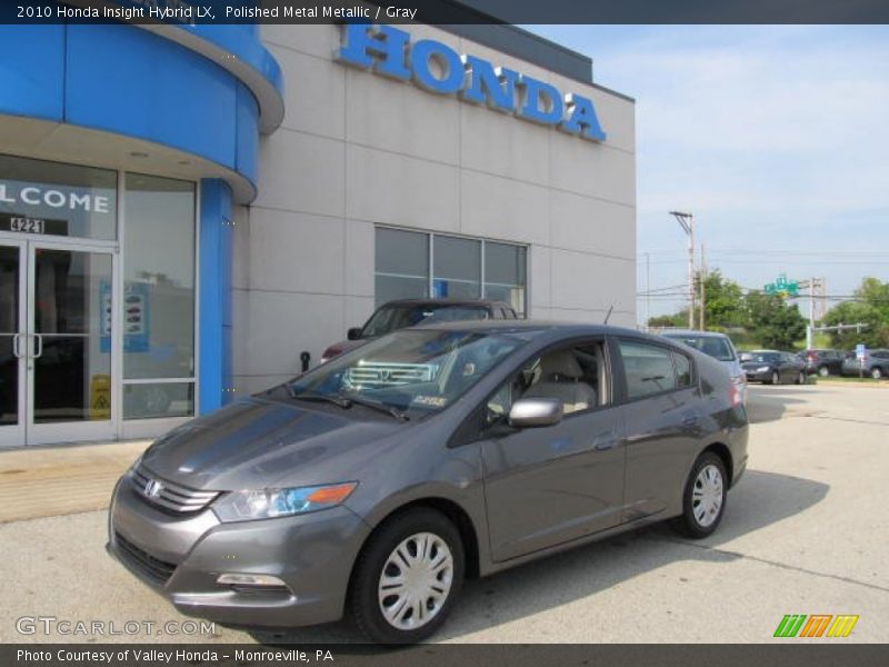 Polished Metal Metallic / Gray 2010 Honda Insight Hybrid LX