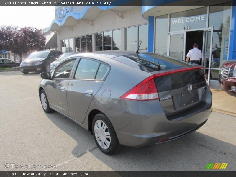 Polished Metal Metallic / Gray 2010 Honda Insight Hybrid LX