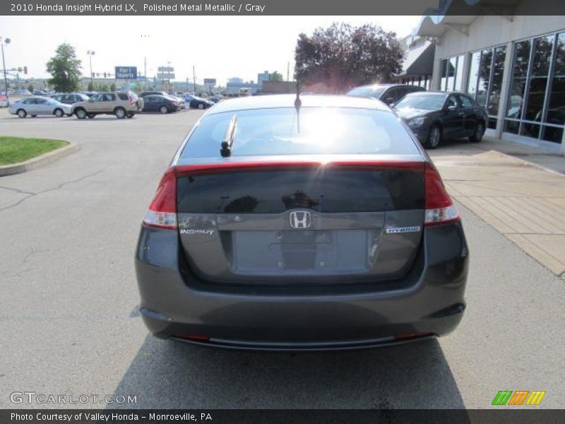 Polished Metal Metallic / Gray 2010 Honda Insight Hybrid LX