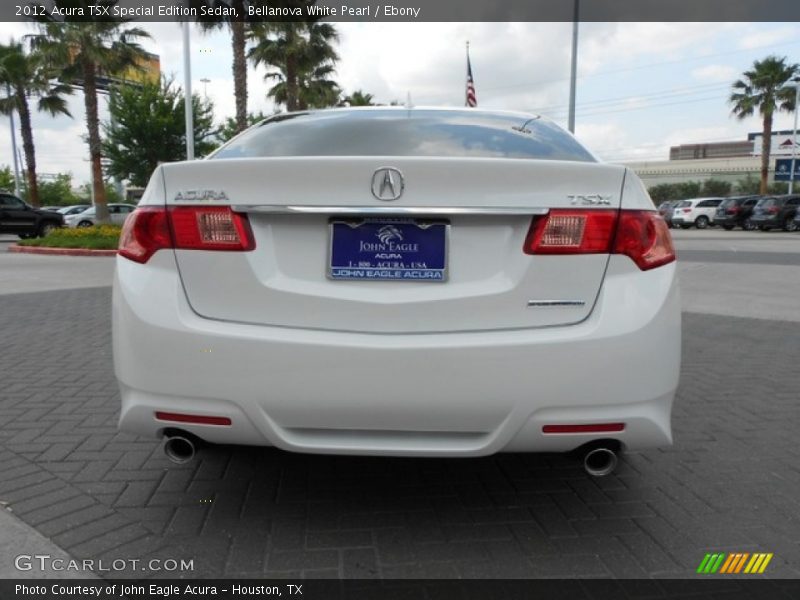 Bellanova White Pearl / Ebony 2012 Acura TSX Special Edition Sedan