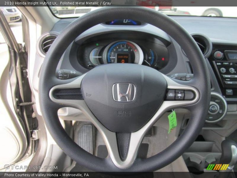 Polished Metal Metallic / Gray 2010 Honda Insight Hybrid LX