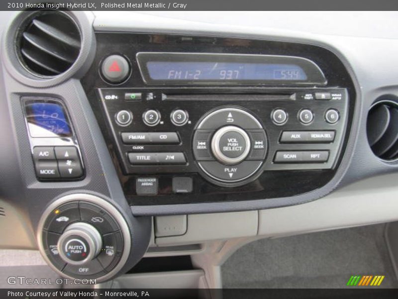 Polished Metal Metallic / Gray 2010 Honda Insight Hybrid LX