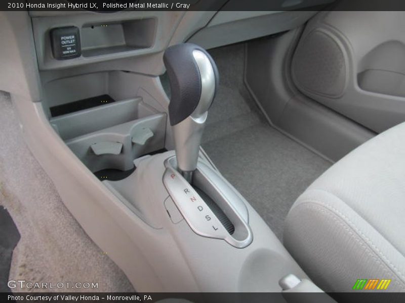 Polished Metal Metallic / Gray 2010 Honda Insight Hybrid LX