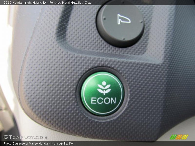 Polished Metal Metallic / Gray 2010 Honda Insight Hybrid LX