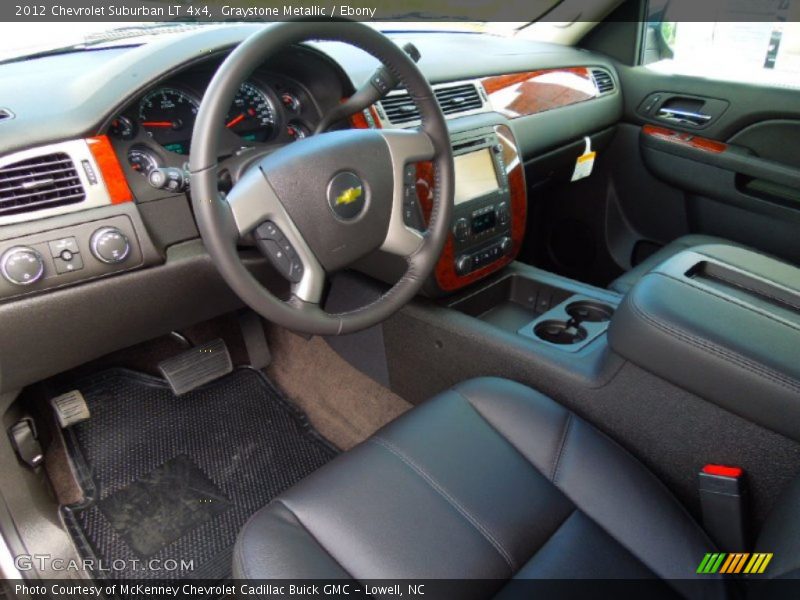 Graystone Metallic / Ebony 2012 Chevrolet Suburban LT 4x4