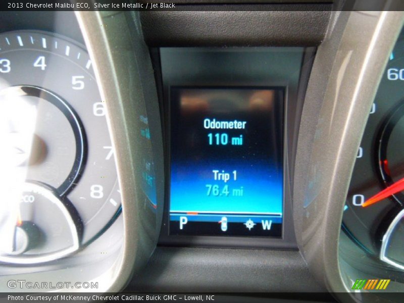 Silver Ice Metallic / Jet Black 2013 Chevrolet Malibu ECO