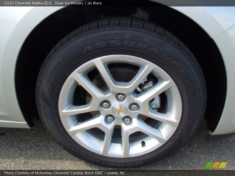 Silver Ice Metallic / Jet Black 2013 Chevrolet Malibu ECO