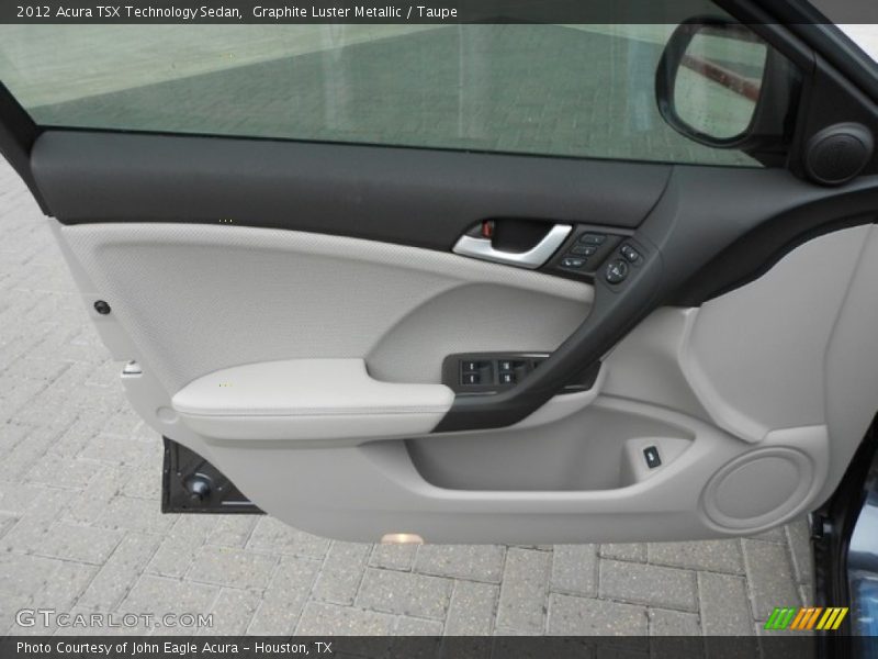 Graphite Luster Metallic / Taupe 2012 Acura TSX Technology Sedan