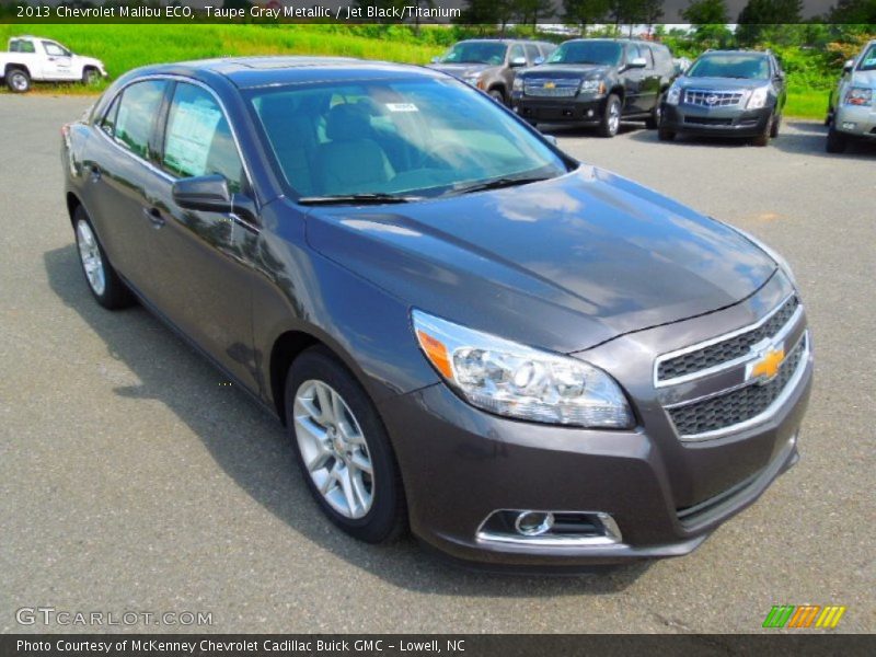 Taupe Gray Metallic / Jet Black/Titanium 2013 Chevrolet Malibu ECO