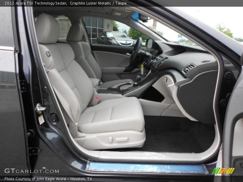 Graphite Luster Metallic / Taupe 2012 Acura TSX Technology Sedan