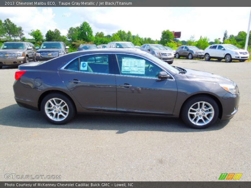Taupe Gray Metallic / Jet Black/Titanium 2013 Chevrolet Malibu ECO