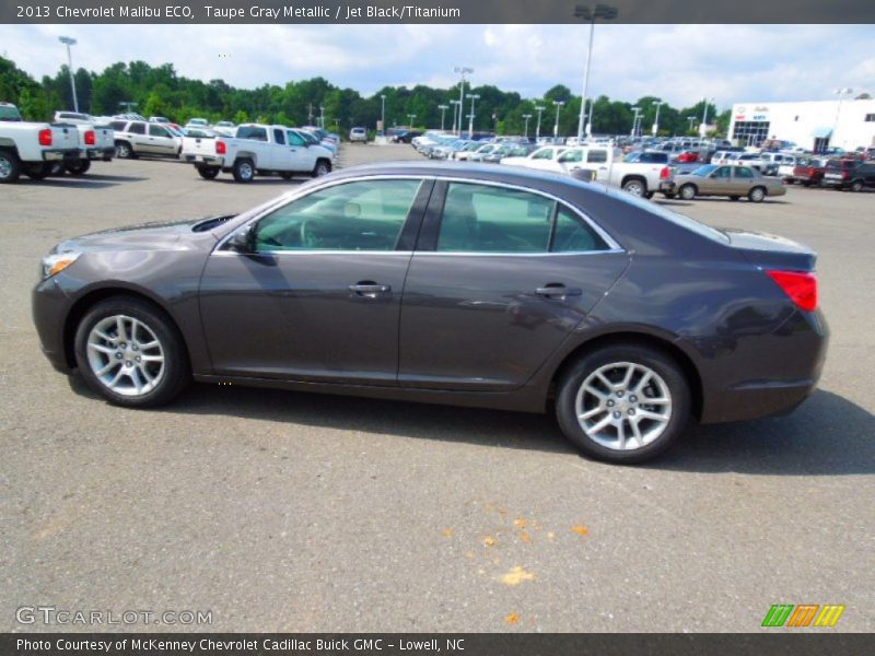 Taupe Gray Metallic / Jet Black/Titanium 2013 Chevrolet Malibu ECO