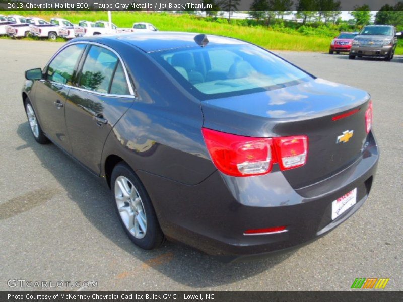 Taupe Gray Metallic / Jet Black/Titanium 2013 Chevrolet Malibu ECO