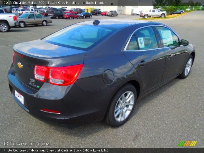 Taupe Gray Metallic / Jet Black/Titanium 2013 Chevrolet Malibu ECO