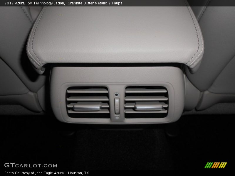 Graphite Luster Metallic / Taupe 2012 Acura TSX Technology Sedan