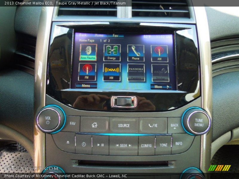 Taupe Gray Metallic / Jet Black/Titanium 2013 Chevrolet Malibu ECO