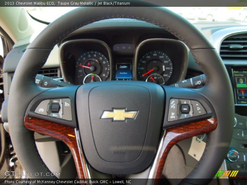 Taupe Gray Metallic / Jet Black/Titanium 2013 Chevrolet Malibu ECO