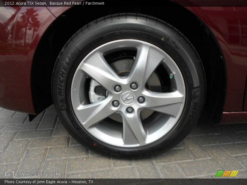 Basque Red Pearl / Parchment 2012 Acura TSX Sedan