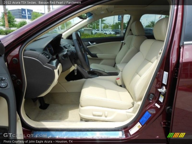 Basque Red Pearl / Parchment 2012 Acura TSX Sedan