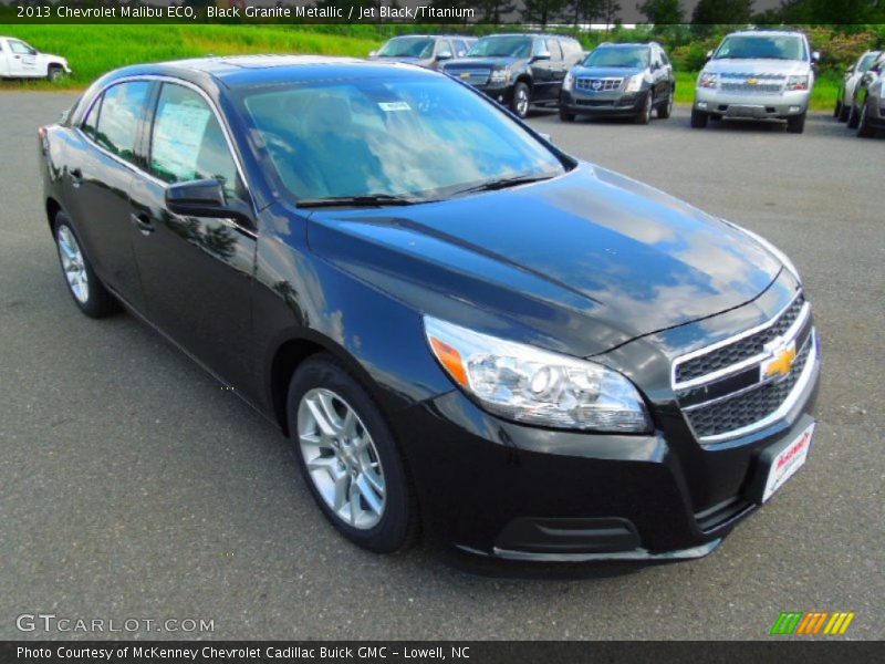 Black Granite Metallic / Jet Black/Titanium 2013 Chevrolet Malibu ECO