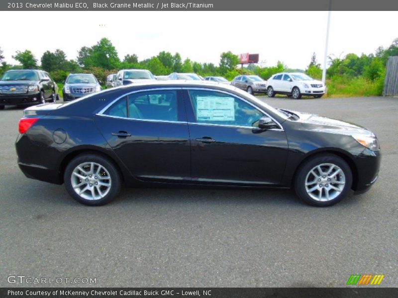 Black Granite Metallic / Jet Black/Titanium 2013 Chevrolet Malibu ECO