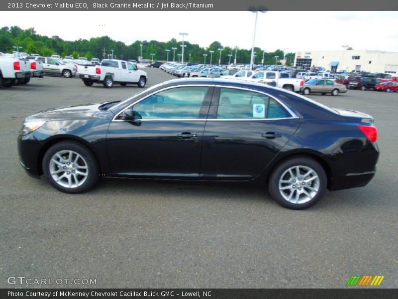 Black Granite Metallic / Jet Black/Titanium 2013 Chevrolet Malibu ECO