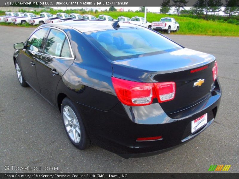 Black Granite Metallic / Jet Black/Titanium 2013 Chevrolet Malibu ECO