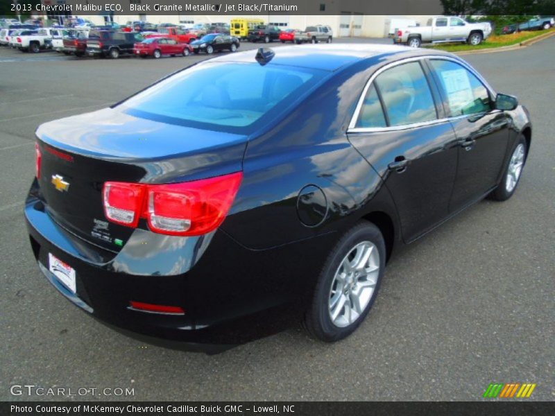 Black Granite Metallic / Jet Black/Titanium 2013 Chevrolet Malibu ECO
