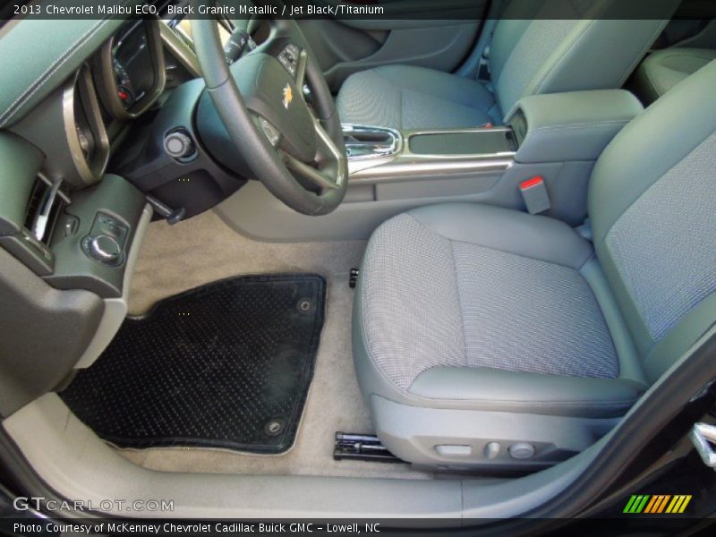 Black Granite Metallic / Jet Black/Titanium 2013 Chevrolet Malibu ECO