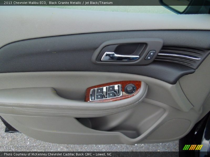 Black Granite Metallic / Jet Black/Titanium 2013 Chevrolet Malibu ECO