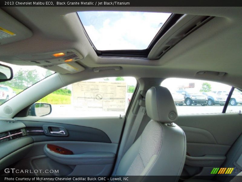 Black Granite Metallic / Jet Black/Titanium 2013 Chevrolet Malibu ECO