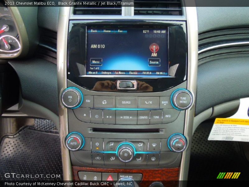 Black Granite Metallic / Jet Black/Titanium 2013 Chevrolet Malibu ECO