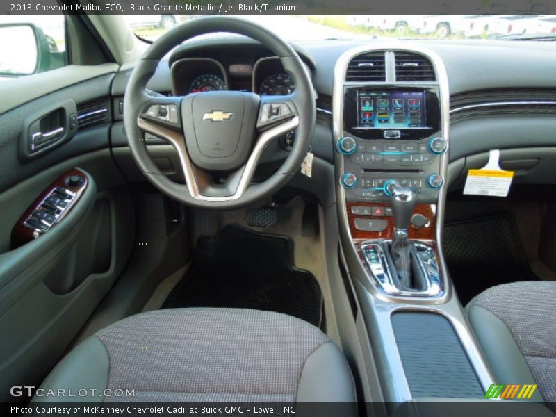 Black Granite Metallic / Jet Black/Titanium 2013 Chevrolet Malibu ECO