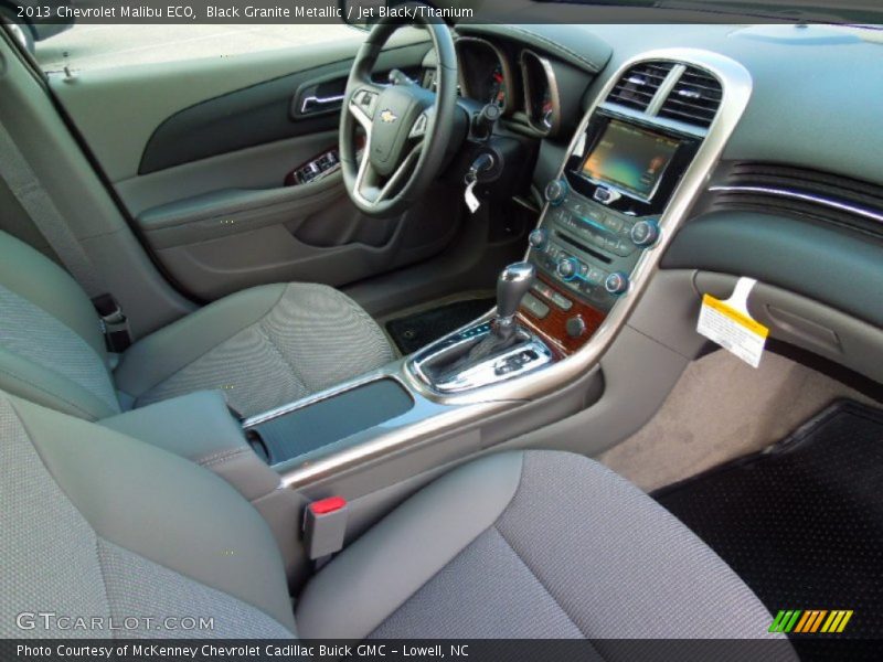 Black Granite Metallic / Jet Black/Titanium 2013 Chevrolet Malibu ECO
