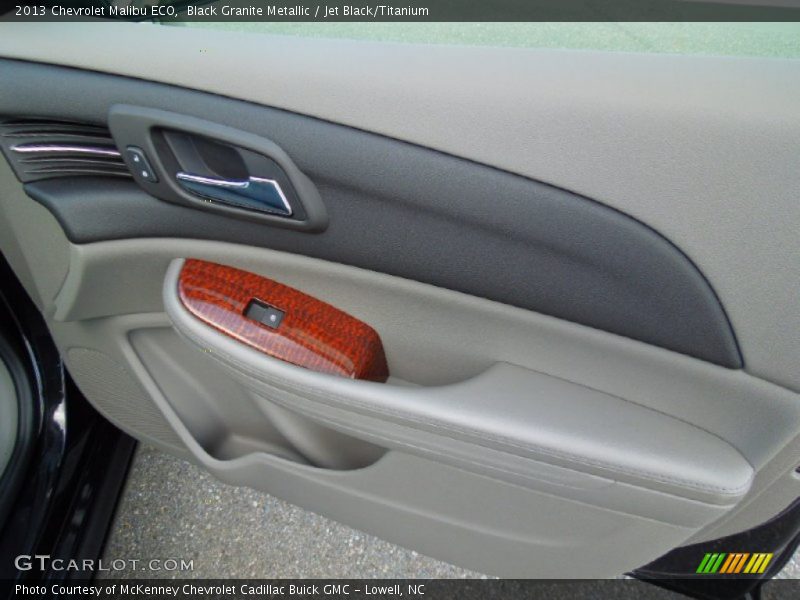 Black Granite Metallic / Jet Black/Titanium 2013 Chevrolet Malibu ECO