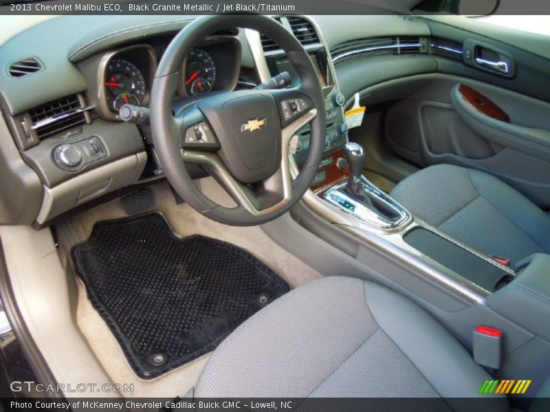 Black Granite Metallic / Jet Black/Titanium 2013 Chevrolet Malibu ECO