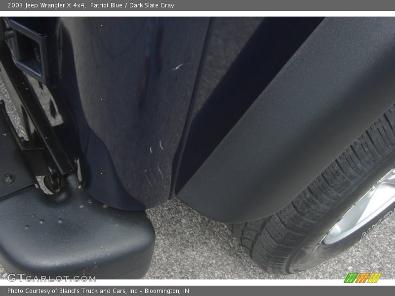 Patriot Blue / Dark Slate Gray 2003 Jeep Wrangler X 4x4