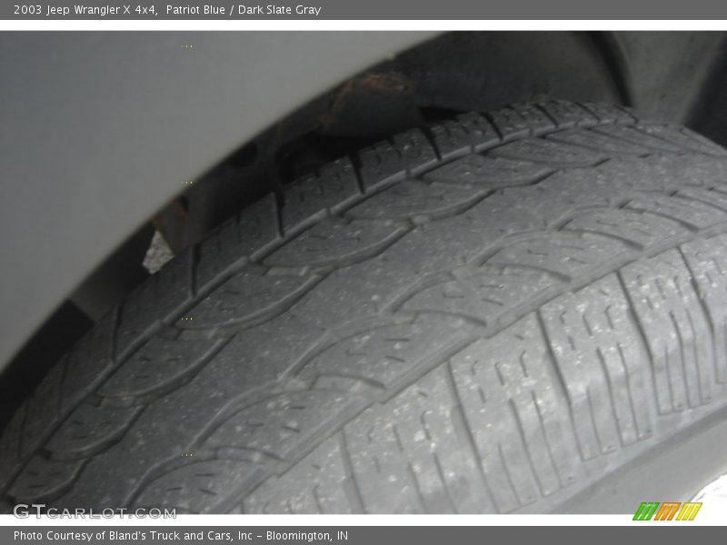 Patriot Blue / Dark Slate Gray 2003 Jeep Wrangler X 4x4