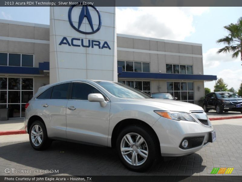 Silver Moon / Ebony 2013 Acura RDX Technology